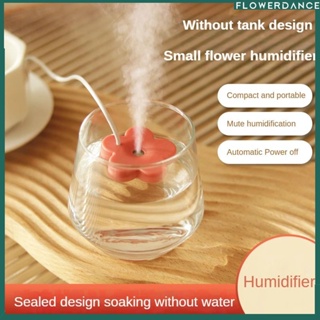 Usb Mini Petal Shape Air Humidifier Ultrasonic Aromatherapy Diffusers Mini Sprayer Fogger Mist Maker แบบพกพา Home Humidificador Purifier Flower