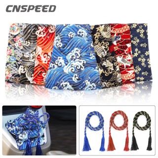 CNSPEED อุปกรณ์ตกแต่งภายในรถยนต์ผ้าใบคันเกียร์คันเกียร์ลูกบิดฝาครอบกันฝุ่น Racing Shift Knob สำหรับรถยนต์ Universal Model