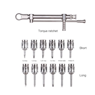 ชุดเครื่องมือทันตกรรม ประแจวงล้อแรงบิด 10-70NCM
