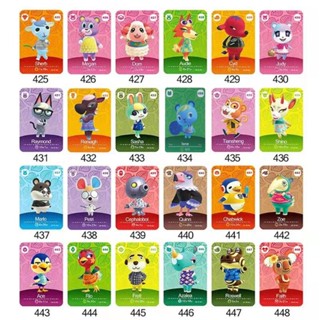 Capa Animal Crossing Series 5 สวิตช์ สําหรับการ์ด Amiibo Villagers DIY NFC TAG Card