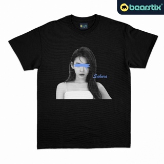 Bearstix - เสื้อยืด ลาย Sakura Miyawaki Kaos Le Sserafim - Baju Kpop Streetwear