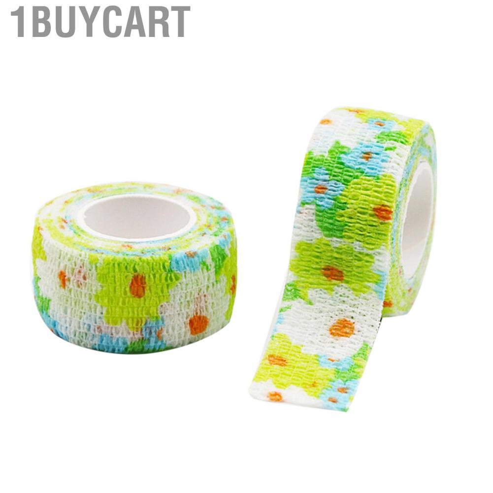 1buycart Elastic Self Adhesive Bandage Nonwoven Finger Wrap Tape for Student Adults Pets Sports Inju