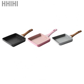 Hhihi Japanese Omelette Pan  Prevent Scald Prevent Stick Even Heat Conduction Small Tamagoyaki Pan Easy Cleaning  for Home