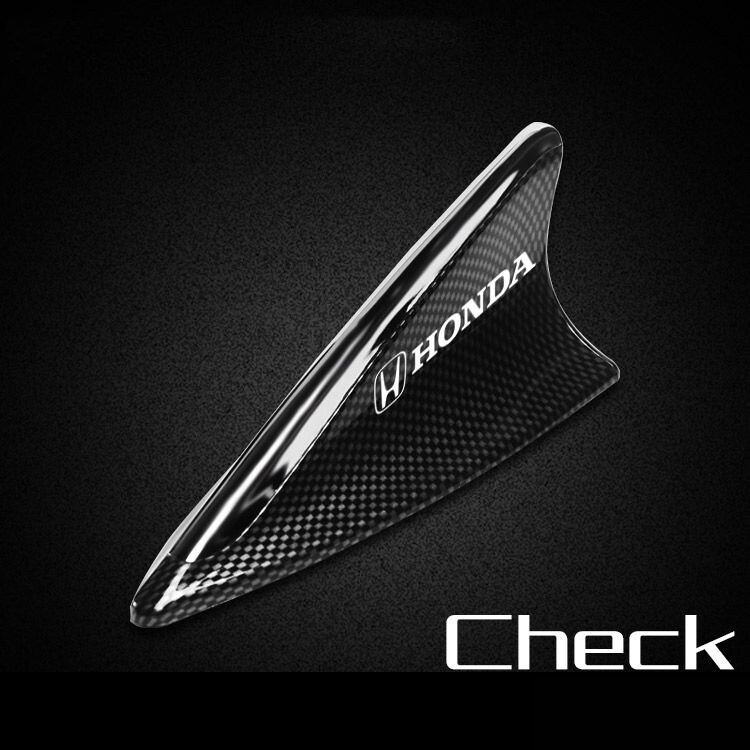 เสาอากาศ รูปครีบฉลาม สีเงิน สีดํา สีขาว สําหรับ Honda Civic HR-V Accord City jazz BRV MOBILIO CRV BRIO