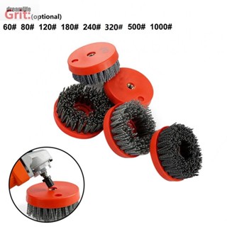 【DREAMLIFE】New 4Inch 110mm Circular Abrasive Brush Stone Granite Cleaning Polishing Brush