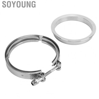 Soyoung 5in To 4in Turbo Inlet Flange Clamp  V‑Band Reducer Flange Clamp Antirust  for Turbo