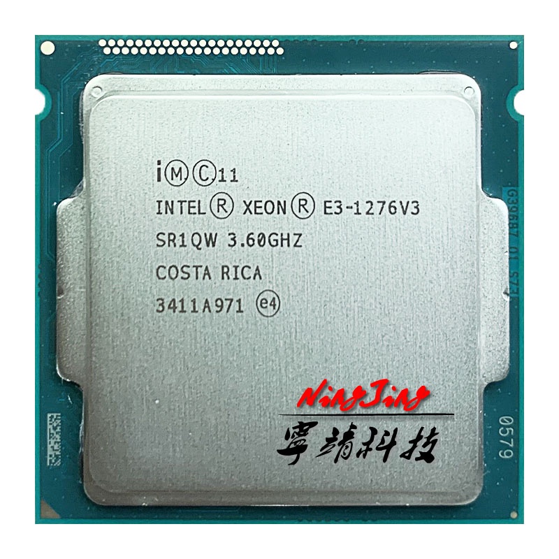 หน่วยประมวลผล CPU Intel Xeon E3-1276 v3 E3 1276 v3 3.6 GHz 84W L3=8M LGA 1150 PZ2B
