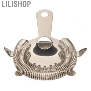 Lilishop Cocktail Strainer Stainless Steel Bar Strainer  Filter for Ice Cubes