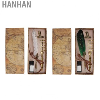 Hanhan Quill Pen Set  Multiple Replacement Nibs Caligraphy Pen Kit Exquisite Styling  for School for Home for Office