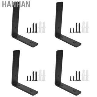Hanhan 4Pcs L Shaped Bracket Carbon Steel Heavy Duty L Shaped Wall Shelf For Kitchen SP