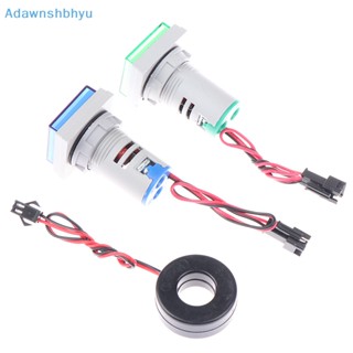 Adhyu โวลต์มิเตอร์ดิจิทัล แอมมิเตอร์ LED 22 มม. 50-380V 0-100A 0-99Hz AC