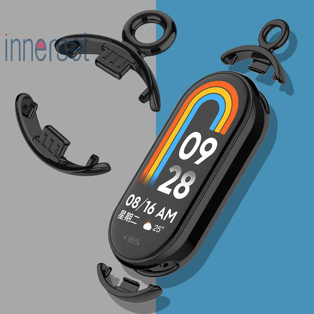 อะแดปเตอร์เชื่อมต่อสายนาฬิกาข้อมือ แบบเปลี่ยน สําหรับ Xiaomi Mi Band 8 1 คู่