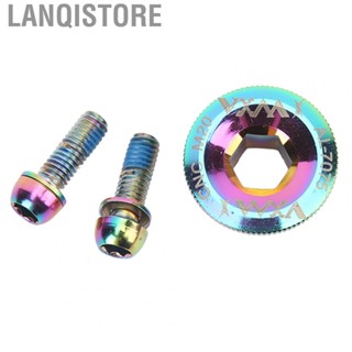 Lanqistore Crank Screw  Bike Crank Screw Accurate Thread Electroplating Appearance  for M590 for SLX