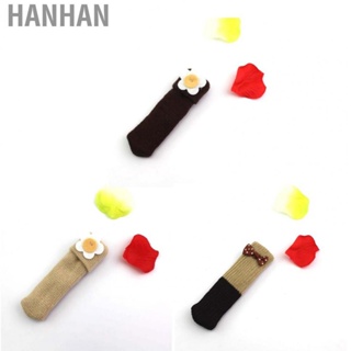 Hanhan Table Legs Socks Double Knitted Chair Stool Legs Socks Thickened Wear Resistant Furniture Silent Cover Floor Protector