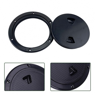 ⚡READYSTOCK⚡4inch Marine Screw Out Deck Plate Inspection Hatch Plastic Access Boat RV Round