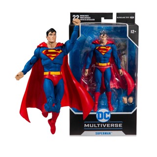 [พร้อมส่ง] ตุ๊กตาการ์ตูนซูเปอร์แมน McFarlane ขยับได้ 23 ซม. สไตล์คลาสสิก