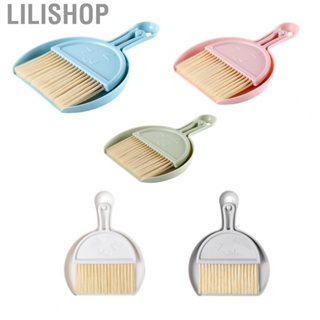 Lilishop Small Broom and Dustpan Set Mini Hanging   Broom Dustpan for Office Table Desk Cleaning