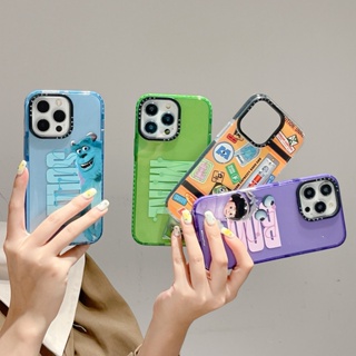 Casetify เคสโทรศัพท์มือถือ กันกระแทก ลายการ์ตูนมอนสเตอร์ตัวน้อย แต่งกลิตเตอร์ สําหรับ iPhone 14 ProMax 14 Pro 13 ProMax 12 Pro Max 11 ProMax