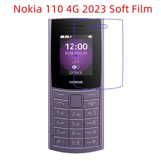 ฟิล์มกันรอยหน้าจอ แบบนิ่ม ป้องกันการระเบิด สําหรับ Nokia 110 4G 2023