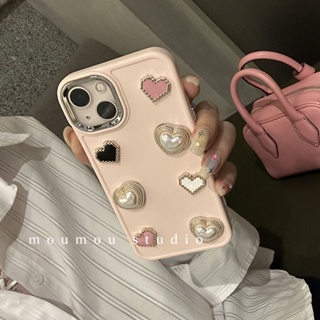 เคสโทรศัพท์มือถือ กันกระแทก ประดับมุก สไตล์เกาหลี ญี่ปุ่น สําหรับ Apple Iphone 14promax 13 12 11 14pro 13pro 14