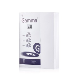 Gamma กระดาษการ์ด A4 180แกรม สีขาว 100แผ่น/แพ็ค