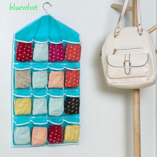 Bluevelvet กระเป๋าจัดเก็บถุงเท้า 16 ช่อง อเนกประสงค์ ประหยัดพื้นที่ สําหรับห้องน้ํา