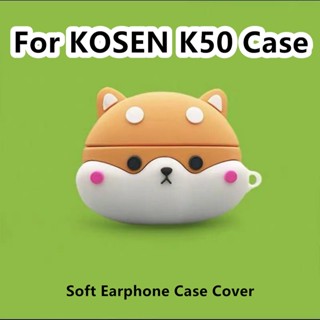 【พร้อมส่ง】เคสหูฟัง แบบนิ่ม ลายการ์ตูน สําหรับ KOSEN K50 KOSEN K50