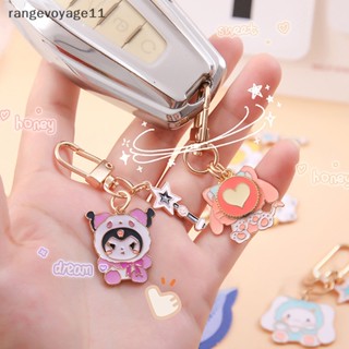 SANRIO [Rangevoyage] พวงกุญแจ จี้ห้อยกระเป๋า ลายการ์ตูนอนิเมะ My Melody Hello Kitty Kuromi Cinnamoroll น่ารัก สําหรับเด็กผู้หญิง