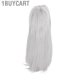 1buycart Long Wig  Gray Natural Hair 76cm / 29.9in Women for Party Halloween