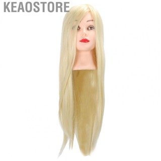 Keaostore Mannequin Head Beautifl Practical Hairdressing Training Convinient For