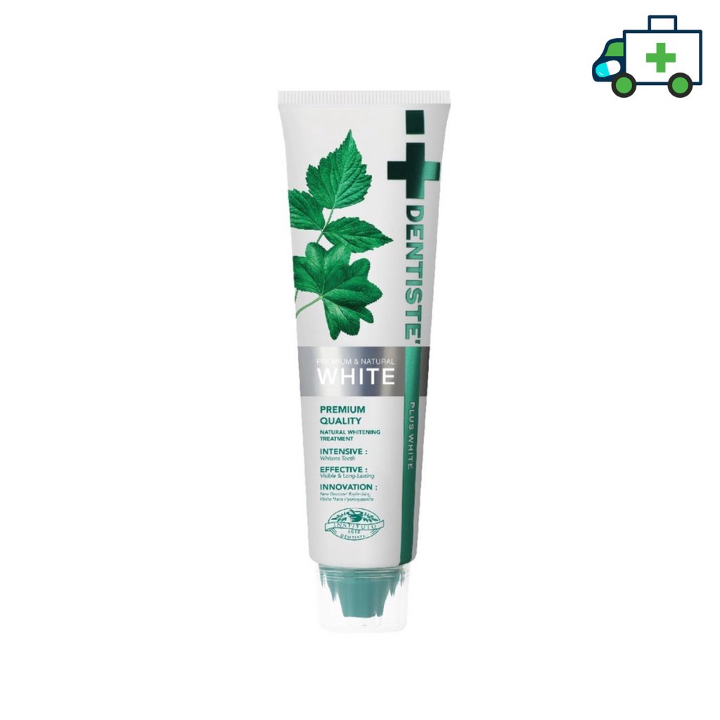 Dentiste' Premium White Toothpaste Tube เดนทิสเต้ ยาสีฟัน สูตรไวท์เทนนิ่ง แบบหลอดบีบ ขนาด 50 กรัม / 100 กรัม [PF]