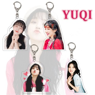 พร้อมส่ง พวงกุญแจอะคริลิค I-DLE IU YUQI SHUHUA (G) 1 ชิ้น