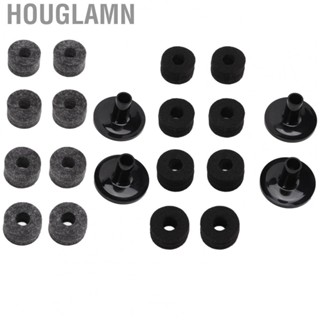 Houglamn Cymbal Felt Sleeve  Wear Resistant 2Set Cymbals Felts for Drum Set