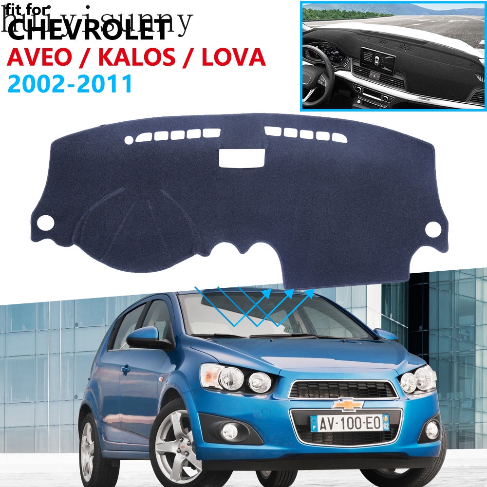 Hys แผ่นแดชบอร์ด ป้องกันแดชบอร์ด สําหรับ Chevrolet Aveo Kalos Lova Nexia Gentra Pontiac G3 2002~2011