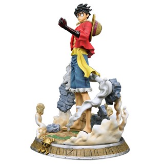 Spot integrated GK straw hat monkey D Luffy action character 37cm model animation prototype statue collection toy desktop decoration Figma