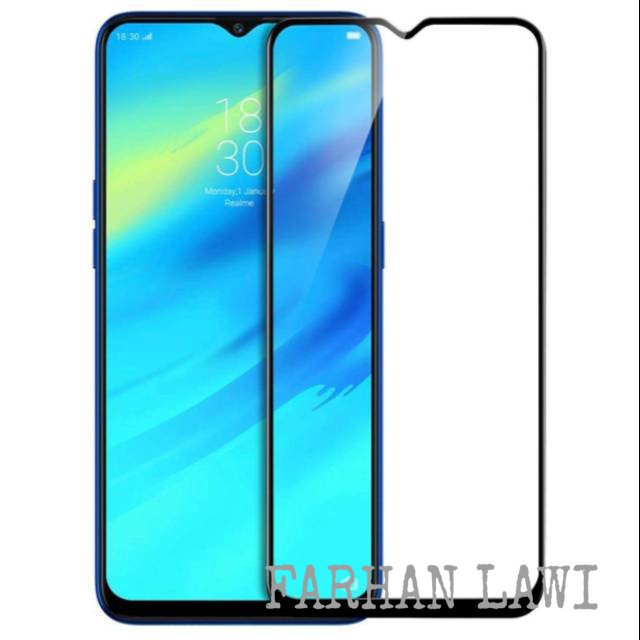 กระจกนิรภัย Oppo A5s F9 F9 Pro A7 A12 A11K กาวเต็ม 9D
