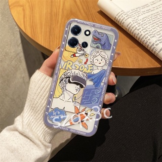 เคสโทรศัพท์มือถือ ซิลิโคนนิ่ม TPU ลายการ์ตูนกราฟฟิตี้เทพธิดา สําหรับ Infinix Note 30i 30 VIP Pro Hot 30 30i Play FREE FIRE Smart 7 HD Plus 2023