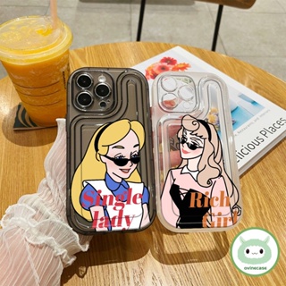 เคสโทรศัพท์มือถือแบบนิ่ม TPU ใส กันกระแทก ลายเจ้าหญิงเด็กผู้หญิง สําหรับ Iphone X XS XR XsMax IP 6 6S 7 8 Plus 11 Pro Max 12 13 14 Pro Max