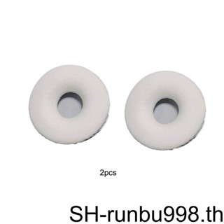 (runbu) ฟองน้ําครอบหูฟัง หนังนิ่ม ใส่สบาย เป็นมิตรกับผิวหนัง สําหรับคอมพิวเตอร์ 2 ชิ้น