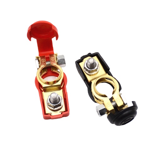 ขั้วแบต ขั้วแบตทองเหลือง ปลดง่าย ป้องกันไฟรั่ว สวิตช์ปิด - เปิด ขั้วแบตรถยนต์ ขั้วแบตเตอรี่ ขั้วแบตเตอรี่รถยนต์ทองเหลือง - รูปที่ 2