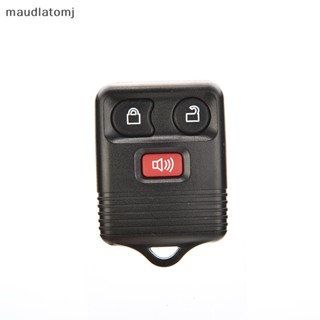 Maud ปลอกกุญแจรีโมตรถยนต์ แบบเปลี่ยน สําหรับ Ford 3 BUTTON Alarm EN 1 ชิ้น