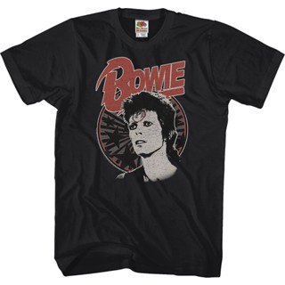 เสื้อยืด พิมพ์ลายอวกาศ David Bowie