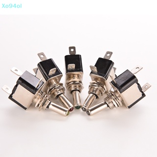 Xo94ol สวิตช์โยกสลับไฟ LED 12V 20A เปิด ปิด สําหรับเครื่องบิน ATV 3C TH