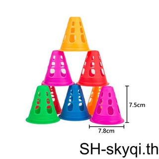 ชุดกรวย หลากสี สําหรับฝึกเล่นบาสเก็ตบอล จํานวน 30 ชิ้น