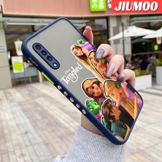 สําหรับ Samsung galaxy A70 A70s เคส การ์ตูน สวยงาม เจ้าหญิง รูปแบบ ใหม่ การออกแบบ กันกระแทก ฝ้า ใส เคสโทรศัพท์แข็ง ซิลิโคน เคส