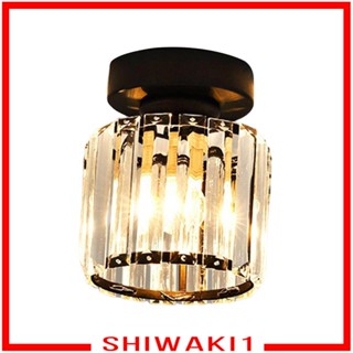 [Shiwaki1] โคมไฟเพดาน LED กึ่งฟลัชเมาท์ โคมไฟระย้า บ้านใหม่