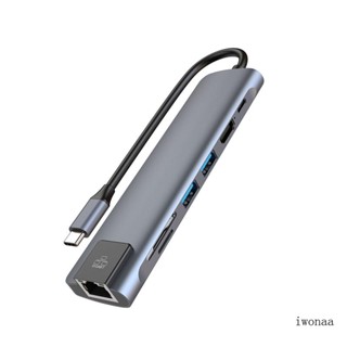 Iwo ฮับ USB Type-C 7 in 1 ส่งสัญญาณเร็ว