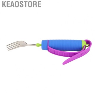 Keaostore 360 Degree Adaptive Utensil  Stainless Steel Adjustable Easy Grip