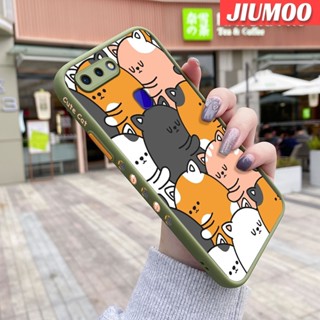 เคสโทรศัพท์มือถือ ซิลิโคนแข็ง บาง กันกระแทก ลายการ์ตูนแมวน่ารัก สําหรับ OPPO R15 R15 Pro R17