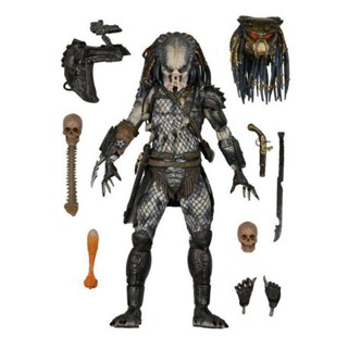 พร้อมส่ง ฟิกเกอร์ NECA Predator P2 Predator Gray Back Elder 23 ซม. S05R